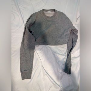Cropped sweatshirt